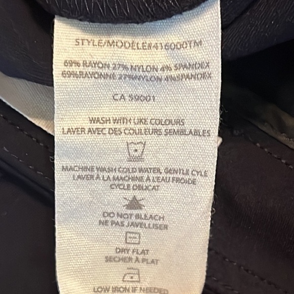 I Love Tyler Madison ILTM Black Pull on Dress Pants Size S - Picture 7 of 9